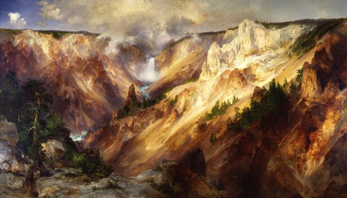 Grand Canyon of the Yellowstone - Thomas Moran - Smithsonian